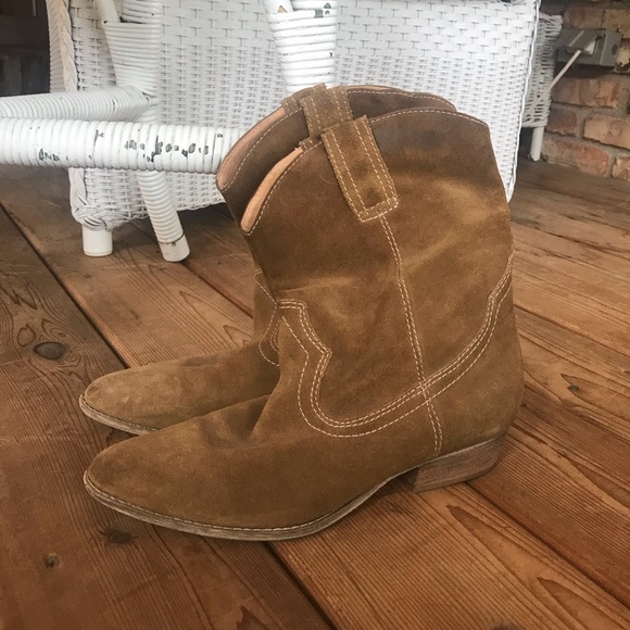 MIA Genuine Leather Brown Cowgirl Boots - Picture 8 of 12